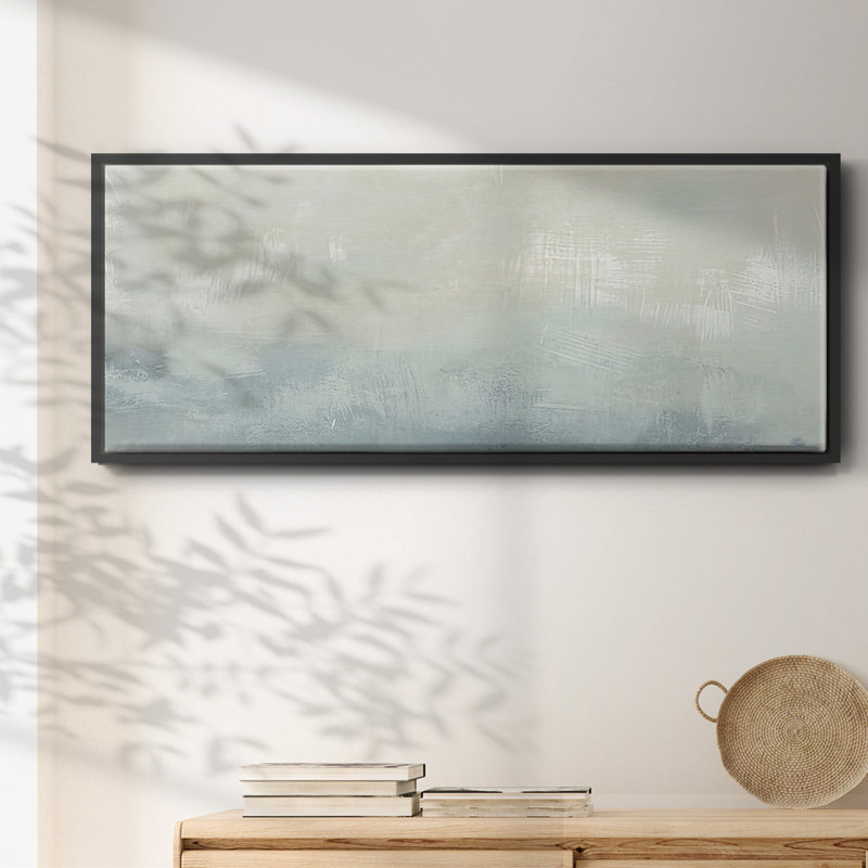 Tone Scape VI- Framed Canvas, 8" H x 20" W