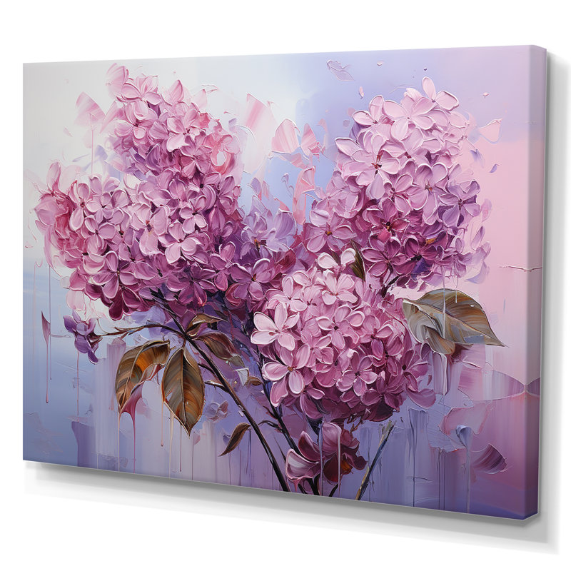 Lilas beauté dévoilée III - impression, Toile tendue, 34" H x 44" W