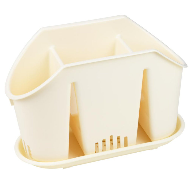 Plastic Rectangle Utensil, Ivory
