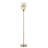 Uplight Floor Lamp With Decorative Mercury Glass Shade | Gift Idea