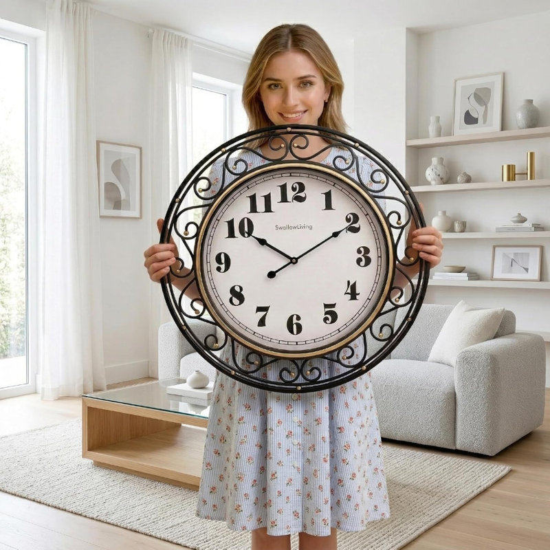 Metal Wall Clock