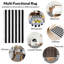 Striped Cliveden | 2' x 6' | Black & White