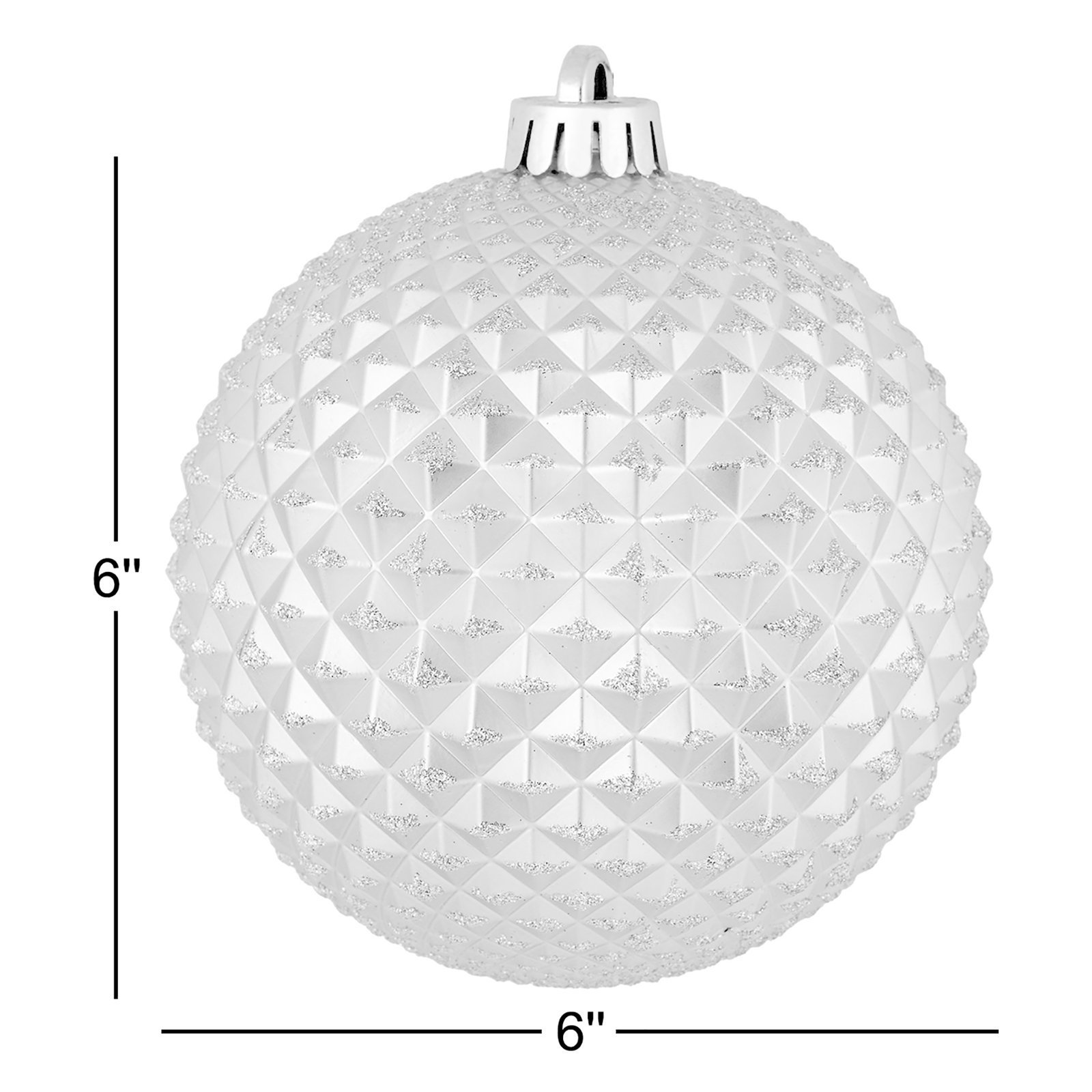 Durian Glitter Ball Ornament, Champagne