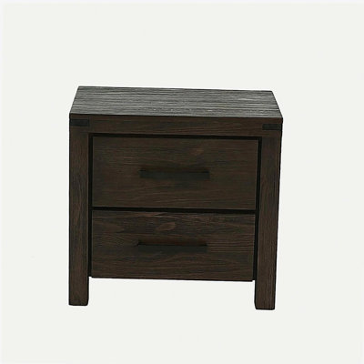 2 Drawers Nightstand In Espresso