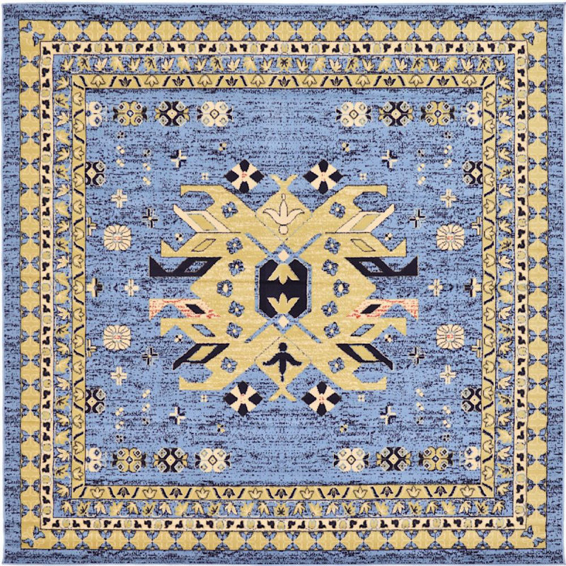 Adonnis Southwestern Indoor Rug, Square 8'