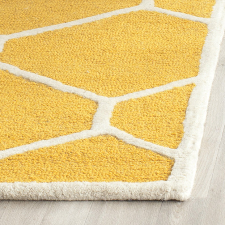 Deedgra Hand Tufted Wool Geometric Rug