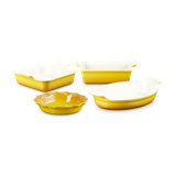 Le Creuset Stoneware 4 Piece Heritage Bakeware Set - Nectar