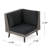 TAHITI SOFA SET CORNER+TABLE