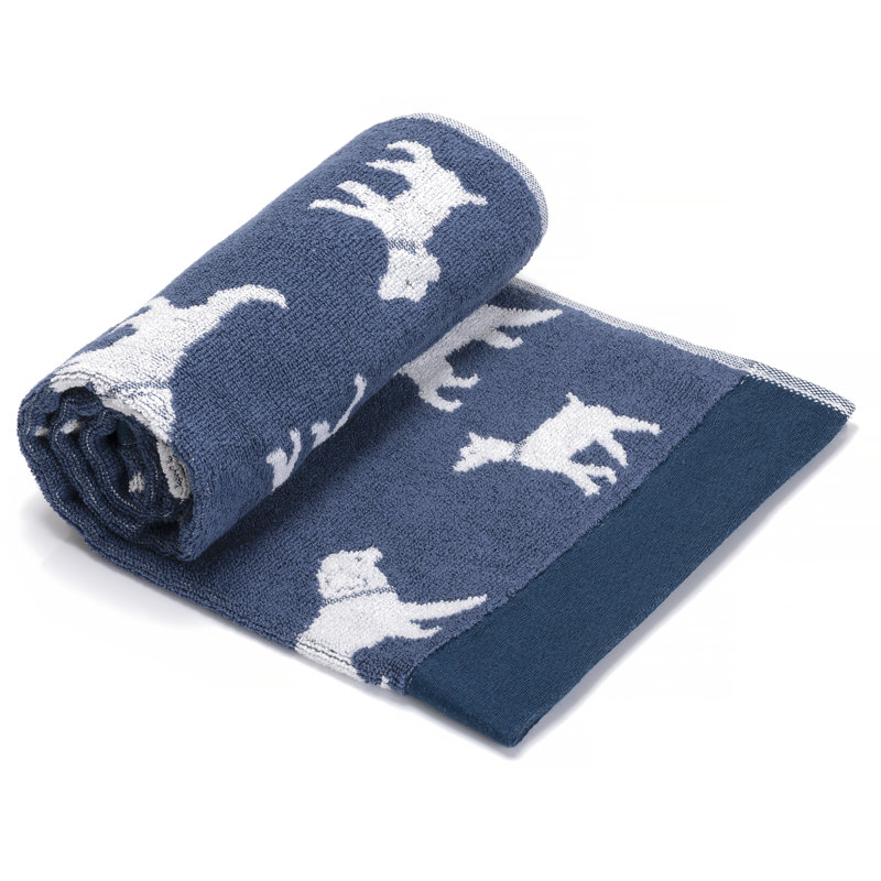 Pooch Towel Multi-Size Bale, Navy, 6 Piece Towel Set
