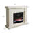 44.5"W Electric Fireplace & Mantel Package-1898120637