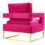 Fauteuil en velours l 33,5 po Isabel-147924722