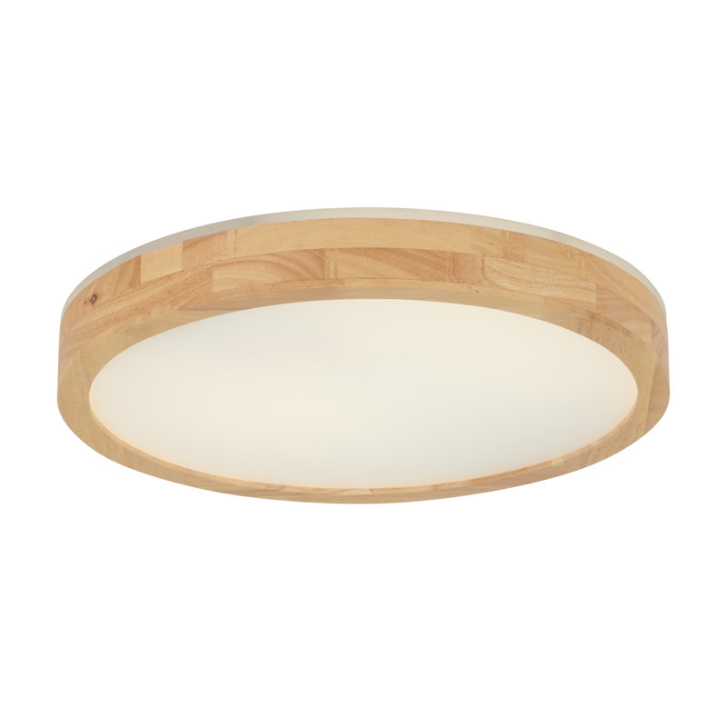 Plafonnier en bois Dryad 15,1 po