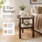 2-Tier Solid Wood Round End Table