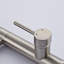 Robinet de cuisine avec douchette extractible en acier inoxydable nickel brossé