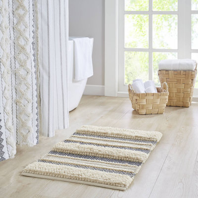 Tapis pour salle de bain 20 x 32 po avec envers antidérapant Asher