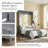 Queen Size Murphy Bed With A Shelf-713700987