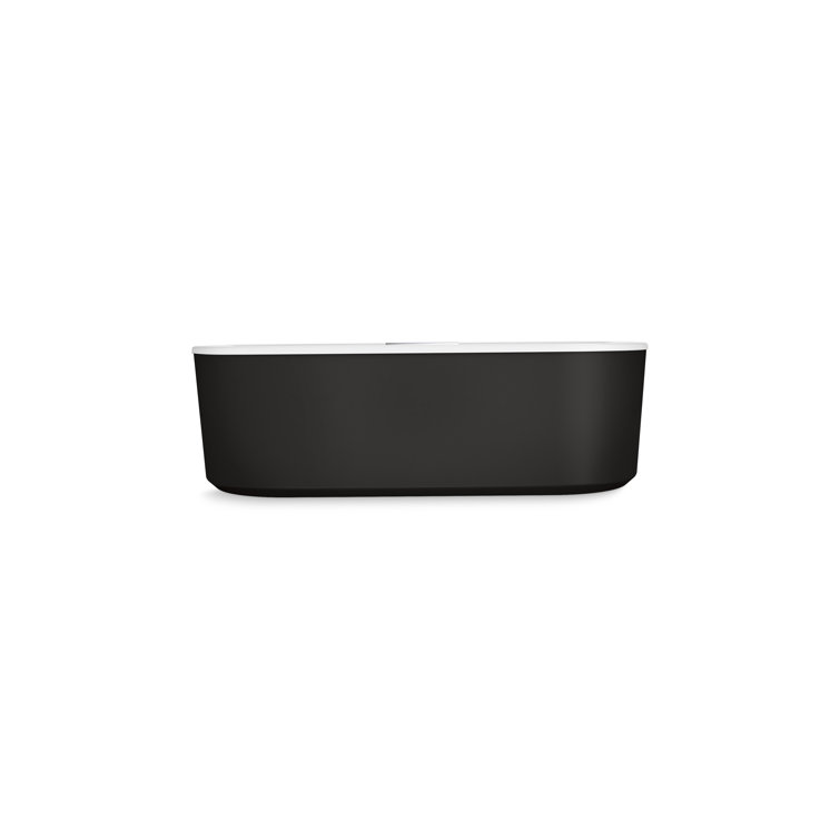 Volute 63 In. X 28-3/8 In. Freestanding Bath With Shroud