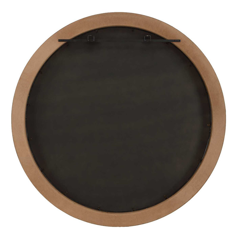 Uttermost Cleveland Round Burl Wood Mirror