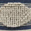 Repose-pieds cylindrique en tissu, repose-pieds