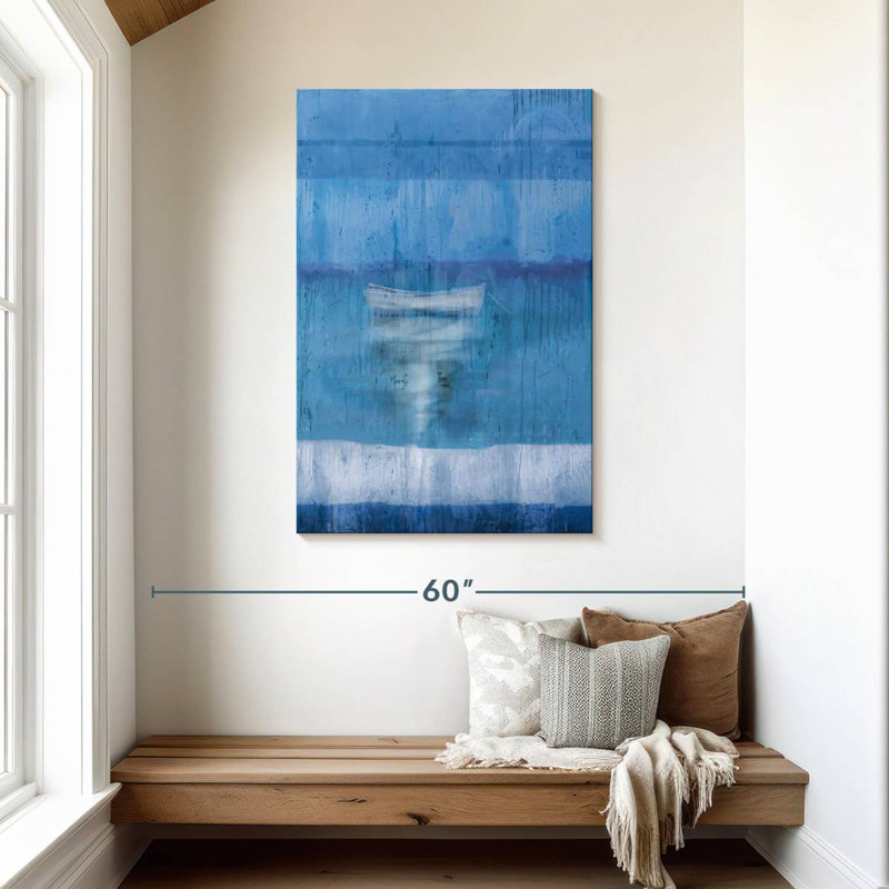 Avery Blue Boat, 45" H x 30" W