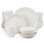 Service de vaisselle en porcelaine 32 pièces Elama Iris, service pour 6