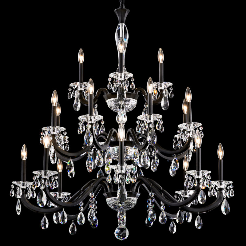 San Marco 20 - Light Chandelier, Black