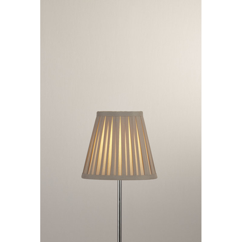 18cm H Polyester Empire Lamp Shade ( Clip On ) in Grey