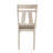 5Pc Cottage Style Extendable Dining Table Set Chalk Tow Tone Upholstered Chair Dining Room Wooden Furniture Two Self-Storing Refectory Leaves Solid Wood