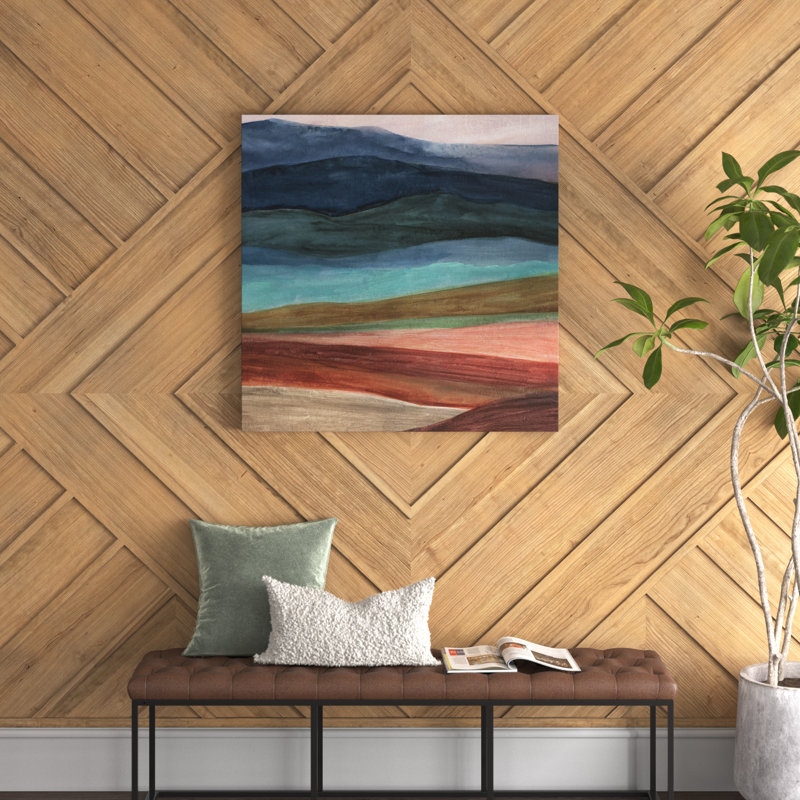 " Desert Layers ", 40" H x 40" W x 1.5" D
