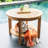 Bristol 5 - Piece Teak Outdoor Seating Group Free Furniture Cover-122548412