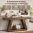Chasidi 55.12'' Console Table-688177646