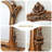French retro arched carved floor-length mirror