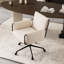 Chaise de bureau pivotante très large avec structure en métal Jabali-112473113