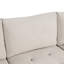 Canapé-lit modulaire surdimensionné en U de 117,3 po avec deux coussins décoratifs pour le salon-1728050172