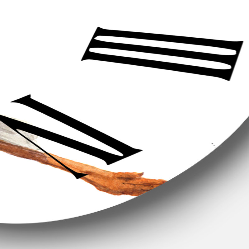 Cigogne volante - Cigogne blanche - Horloge murale traditionnelle, Moyenne