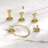 Clarion Wall Mounted Bathroom Towel Bar | Crystal Clear Acrylic-121850287-121850290