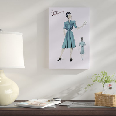 " Casual Dress In Turquoise, 1947 "