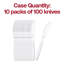 Couteaux transparents poids moyen-lourd - 1000 couteaux