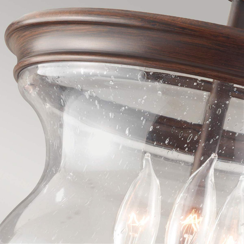 Ullin Glass Semi Flush Mount