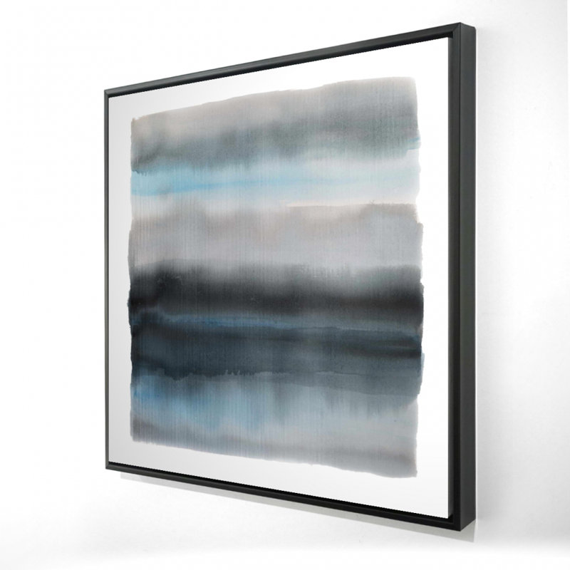 Toile encadrée 24 po x 24 po Shade of Blue