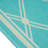 Teal Rectangle Polypropylene Rug-262134658