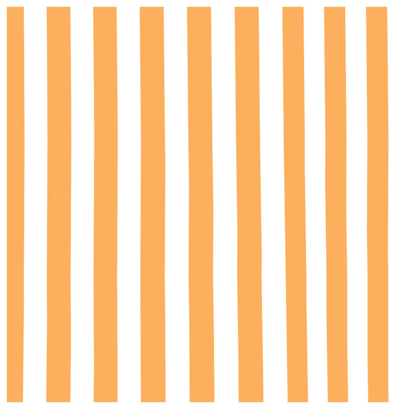 Orange White Stripes Bedding Stripes Bedspread Pattern, Double