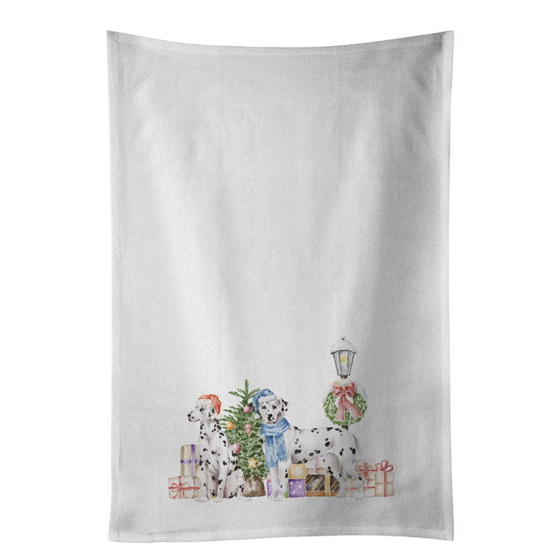Ensemble de 2 serviettes de cuisine Dalmatian