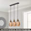 Ailbert 3 - Light Amber Kitchen Island Pendant-913293254