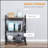 3 Tier Rolling Kitchen Cart With Storage, Ideal For Organizing And Maximizing Space In Any Home