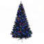 Arbre de Noël artificiel articulé 6 pi avec 920 branches et 280 lumières DEL de couleur, 11 modes d'éclairage pour les Fêtes