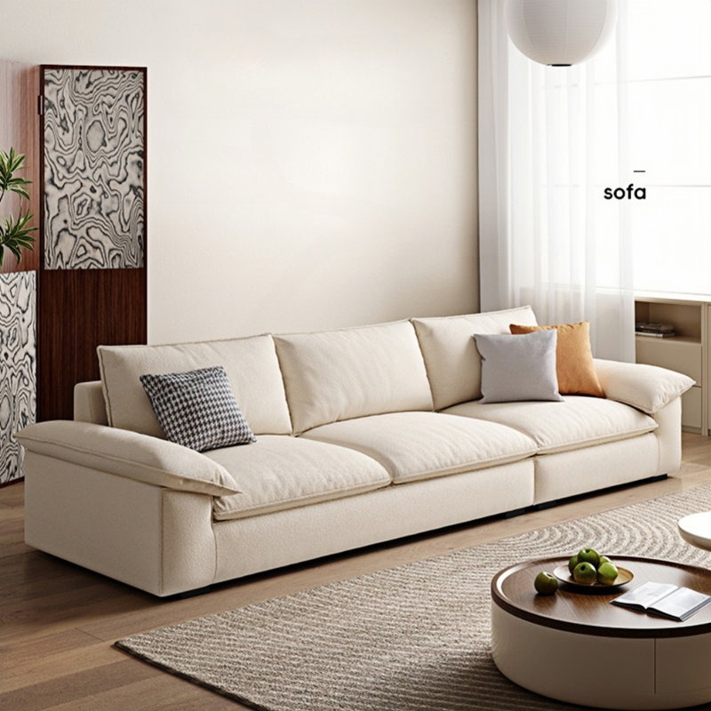 Canapé en tissu lavable inspiré d'un voilier
