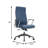 Hilton High-Back Ergonomic Faux Leather Executive Office Chair with Padded Arms, Swivel Base & Tilt Lock – Modern Adjustable Desk Chair for Home Office or Conference Room-1266761939