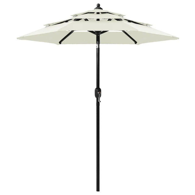 Grundy 200cm Market Parasol, Cream