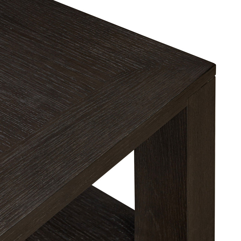 Thomas End Table-Dark Anthracite Oak Veneer, Dark Anthracite Oak